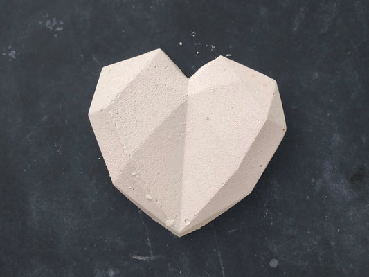 Diamond heart shaped chalk