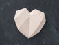 Diamond heart shaped chalk